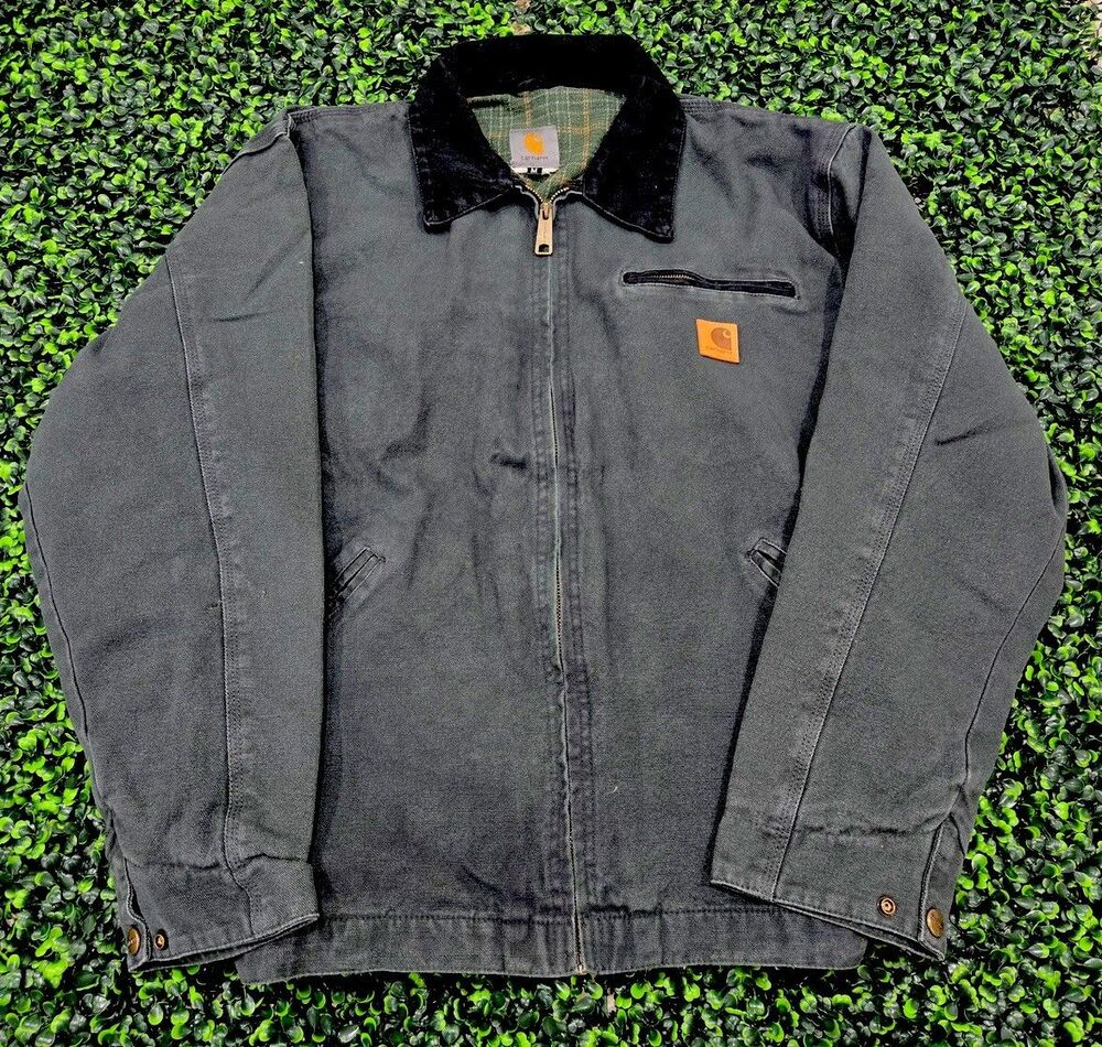 Vintage Carhartt J97 Blanket-Lined Detroit Jacket Size Medium (READ DESCRIPTION)